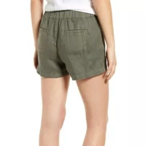 Caslon 100% Linen Elastic Shorts - Picture 2 of 9